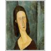 送料無料】絵画：アメデオ・モディリアーニ「青い眼の肖像（ジャンヌ