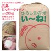 5年産 ミルキークイーン 玄米 20kg 出荷直前精米 分づき 送料無料 ひろしまのお米 広島県産 人気 もちもち 美味しい