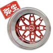 樽本絆　HAYASHIRacing 15インチ ホイール2本 ハヤシレーシング 金型鋳造ホイール 弥生 15inch 15×10.0J 4H PCD114.3