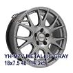 4枚セット】 Verthandi YH-M7V 18x8.0 +35 114.3x5 METALLIC GRAY