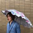 Ballett バレット パステルカラー ローズプリント 超撥水加工の晴雨兼用ショート傘 日本製 遮光99%カット
