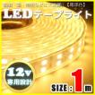 LEDテープライト 12v 防水 車 船舶 1m ダブルライン 間接照明 電球色 SMD5050 照明 装飾 イルミネーション 屋外