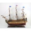 帆船模型 完成品 木製 ロイヤル・ルイス号 ロイヤル・ルイ フランス海軍 軍船 モデルシップ 全長 94cm T059
