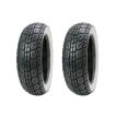 シンコータイヤ SHINKO SR723WR ホワイトウォール ホワイトリボン 120/70-12 130/70-12 前後2本セット グロム BW'S マジェスティー125