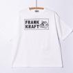 [Back to Back] 5.6oz Big Silhouette T-shirts “FRANK KRAFT” ホワイト RAT HOLE TAT2  ビッグシルエット