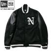 ニューエラ スタジアムジャケット N パッチ ブラック ブラック ホワイト ブラック ホワイト New Era Stadium Jacket N Patch Black Black White Black White