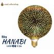 「HANABI はなび」 LED電球 E26 大玉 花火 4W 2700K G型 G125 3D 花火電球 HNB-G125 PSE取得済