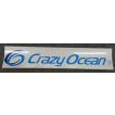 Crazy Oceanカッティングステッカー　800×160