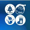 転写式ウォールステッカー HAPPY X-MAS 北欧 クリスマス ツリー 木 動物 ディズニー 誕生日 英字 子供部屋 壁紙 シール かわいい 自作