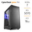 AMD ゲーミングPC Ryzen7 7700 RTX5070 メモリ32GB SSD1TB B650 サイド