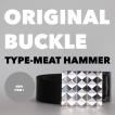 ベルト メンズ　レザー バックル ゴツい ステンレス おしゃれ ORIGINAL BUCKLE TYPE-MEAT HUMMER　スタッズ