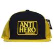 ANTIHERO   アンタイヒーロー RESERVE BLACK×YELLOW TRUCKER CAP メッシュキャップ
