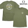 BRIXTON Tシャツ OATH MILITARY GREEN ブリクストン 半袖 ミリタリーグリーン