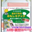 手づくり本キット 半完成品型 タイプ3-A5（Ａ５判・横型１４ページ） 本づくり キット 簡単キット 本作りキット 詳しい解説書付き 本文が冊子状