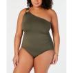 �}�C�P��&nbsp;�R�[�X&nbsp;Michael&nbsp;Kors&nbsp;���f�B�[�X&nbsp;�����s�[�X&nbsp;�����E�r�[�`�E�F�A&nbsp;Plus&nbsp;Size&nbsp;One-Shoulder&nbsp;One-Piece&nbsp;Swimsuit&nbsp;Ivy