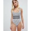 �G�C�\�X&nbsp;ASOS&nbsp;DESIGN&nbsp;���f�B�[�X&nbsp;�����s�[�X&nbsp;�����E�r�[�`�E�F�A&nbsp;recycled&nbsp;contrast&nbsp;mono&nbsp;stripe&nbsp;swimsuit&nbsp;Mono&nbsp;stripe