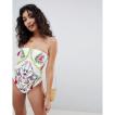 �G�C�\�X&nbsp;ASOS&nbsp;DESIGN&nbsp;���f�B�[�X&nbsp;�����s�[�X&nbsp;�����E�r�[�`�E�F�A&nbsp;Floral&nbsp;Garden&nbsp;Embroidered&nbsp;Tassel&nbsp;Bandeau&nbsp;Swimsuit&nbsp;White