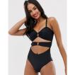 ���F�����[�_&nbsp;Vero&nbsp;Moda&nbsp;���f�B�[�X&nbsp;�����s�[�X&nbsp;�����E�r�[�`�E�F�A&nbsp;cut&nbsp;out&nbsp;detail&nbsp;swimsuit&nbsp;Black