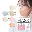 小顔マスク 3D 3D立体マスク 5D小顔マスク バイカラー マスク 20枚 小さめ 血色マスク 99%カット 男女兼用 蒸れない フィット感 快適 花粉症 ny405