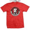 新日本プロレス 海外生産 輸入Tシャツ「NJPW ライオンマーク Lion Mark CANADA  Tシャツ（レッド）」USAインポート