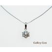 ダイアモンドネックレス (Diamond necklace )DP26  7pcs 0.30cts K18WGチェーン付属