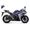 Y108　TERMIGNONI　YAMAHA　YZF-R3／YZF-R25スリップオンサイレンサー　カーボン/ステンレス