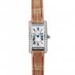カルティエ Cartier タンク アメリカン ミニ WB710015 シルバー文字盤 中古 腕時計 レディース