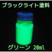 ＵＶ 蛍光 ブラックライト BL蛍光塗料 グリーン 20ml 緑発色 高輝度 無機 蛍光塗料 ブラックライト塗料