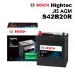 【新品未使用】BOSCH Hightec AGMバッテリー S42B20R BOSCH（ボッシュ） ハイテックバッテリーJIS規格AGM S42B20R HT