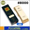 【松永トイシ】　キングデラックス砥石　キング仕上砥石 G-1 ゴールド　#8000　210×73×22mm[台付]　最終超仕上用