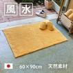 玄関マット 風水 天然素材 黄色 洗える おしゃれ 室内 東 西 南 北 北欧 60×90 長方形 無地