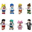 送料無料　レゴ LEGO交換品 美少女戦士 ミニフィグ ミニフィギュア 8点 セット　クリスマス　プレゼント
