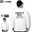 サブサエティ ロンT Tシャツ 長袖 Subciety メンズ DEPT. ( subciety DEPT. L/S Tee T-SHIRTS トップス 107-44973 )