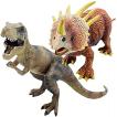 【恐竜アイテム】 おもちゃ 大きいティラノサウルス & 選べる 恐竜フィギュア 2種セット