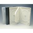 厚手Mロックケース 3枚用 黒 60個入 マルチタイプ  DVDケース トールケース ３ディスク