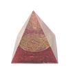 オルゴナイト　ピラミッド　フラワーオブライフ　レッド
