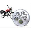 モンキー 系 バイク 汎用 LED ヘッド ライト 30W / RGB ポジション 球 2灯 付き（小）