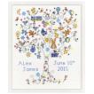 Set de punto de cruz Love Baby de Bothy Threads, 22x28cm, xka7, patrón de cont, € 35,49