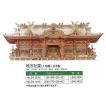 神棚 白木神殿 桧五社堂入母屋 日本製 1380x650x250 : めい 神棚 白木神殿 桧五社堂入母屋 日本製 1380x650x250 : めい
