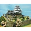 即納　完成品　姫路城1/500スケール　春バージョン　ガラスケース別売