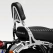 W650/W800 シーシーバー バックレスト クローム DPM : モトパーツ 