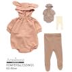ベビー服 ロンパース 長袖 アンパサンド 男の子 女の子 60cm 70cm 80cm プルミエ 秋 冬 春 子供 キッズ かわいい くま&うさぎロンパース・レギンスセット