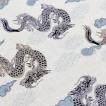 和柄 龍 生地 綿 生地巾107cm×10cm ハンドメイド クラフト 手芸 材料 小物 日本製 NOMURA