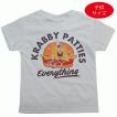 子供服 男の子 女の子 スポンジボブ バーガー KRABBY PATTIES Tシャツ キャラクター 白 キッズ SPONGEBOB ティシャツTシャツ
