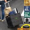 折りたたみキャリーカート ショッピングカート ふた付き ふた キャリーカート コンテナ カート エコバッグ キャリー 台車 アウトドア レジャー 送料無料