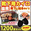 靴下カイロ黒 アイリス国産カイロ くつ下用 黒カイロ 5P 貼る 1,200足（5c/s）