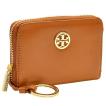 トリーバーチ 長財布 TORY BURCH  レザー ジップ キーリング付き コインケース ブラウン 90009173