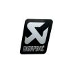 AKRAPOVIC (アクラポビッチ) 耐熱サイレンサーステッカー 57X60mm アルミ シルバー 正規品