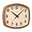 日本製 CHAMBRE R-SQUARE CLOCK WALNUT 電波時計 CH-028WN