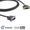 KRAMER クレイマー製　HD15ピンマイクロ VGAケーブル(5m) C-MGM/MGM-5M PCや映像機器のVGA端子（D-Sub 15ピン）同士を接続